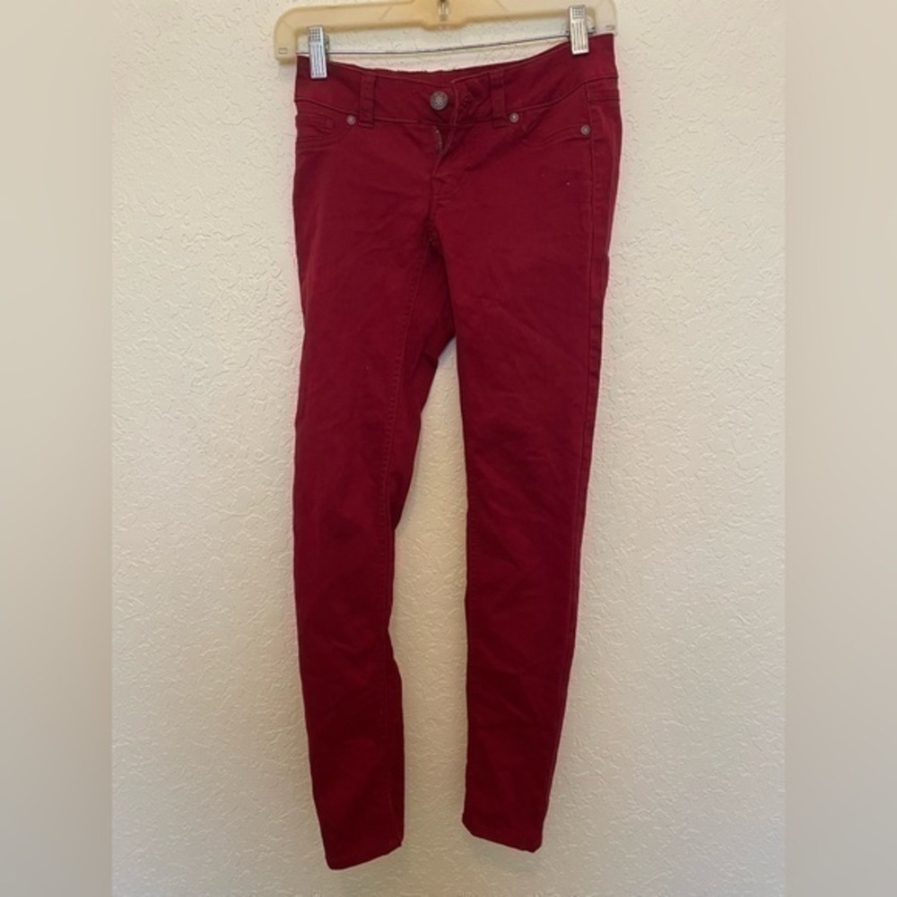 Blue spice skinny pants size 0